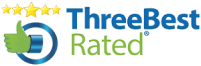 three best rated logo badge