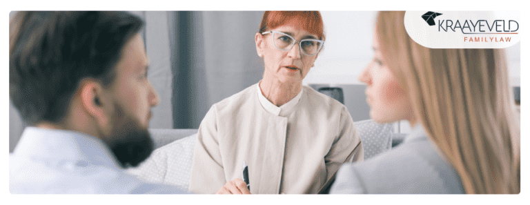 A divorcing couple going through mediation in Holland