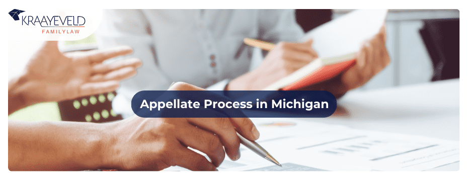 Hand gestures in a negotiation suggesting the explanation of the breaking down of a Breaking Down the Appellate Process in Michigan